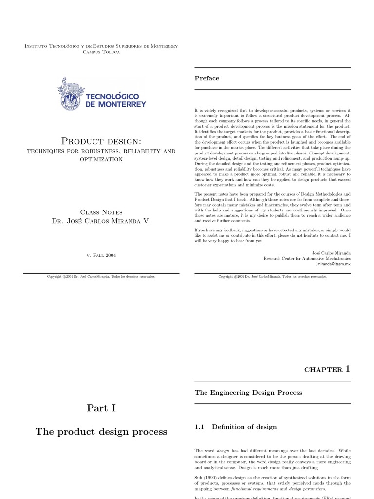 Product Design | PDF | Design | Reliability Engineering