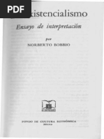 Bobbio, El Existencialismo