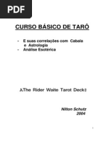 CURSO DE TARÔ COMPLETO- SCHÜTZ