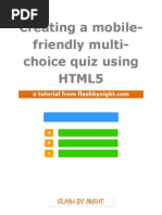 Download HTML5 Multi-choice Quiz Tutorial by em SN198938320 doc pdf