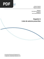 Download LISTA DE AUTORES PRESCRITOS EN ESPAOL by Manuel Alexandro Martinez Perez SN198939388 doc pdf