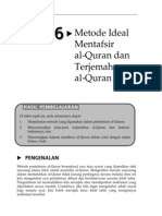 Topik 6 Metode Ideal Mentafsir Al Qurandan Terjemahan Al Quran