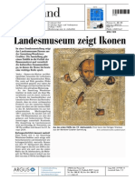 Zeitung Liechtensteiner Vaterland 23-11-2013 Ankündigung Wemhöner Grabher Sammlung Liechtensteinisches Landesmuseum 2013