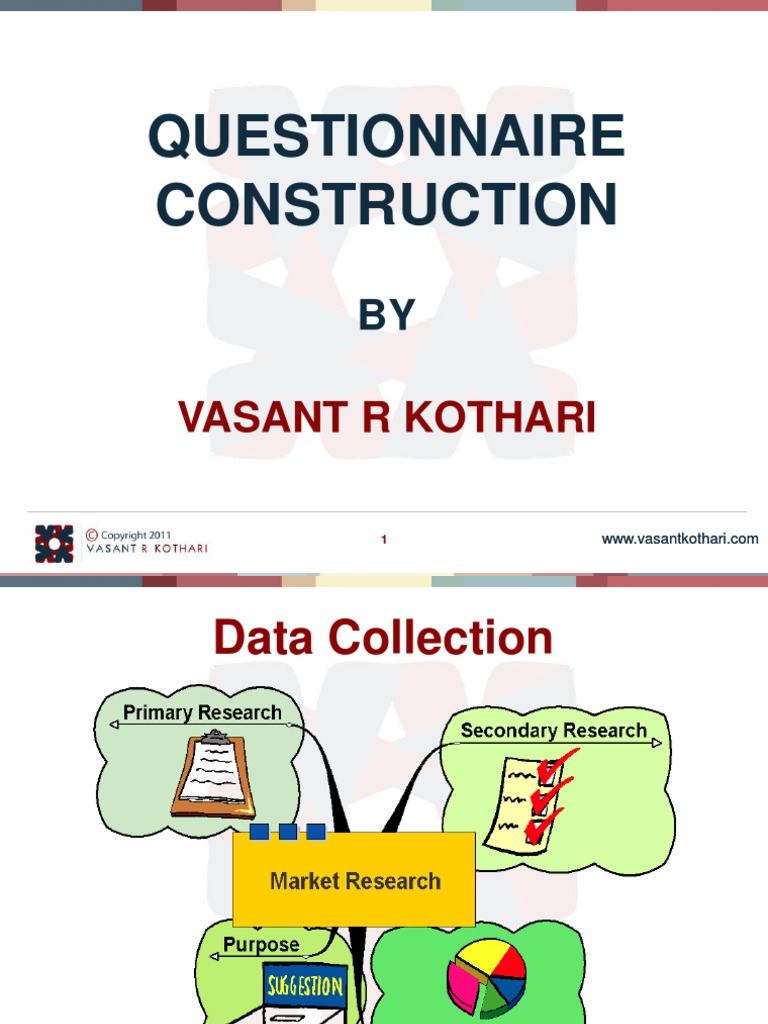 5 Questionnaire Construction PDF Survey Methodology Questionnaire