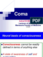 Coma Causes and Assessment