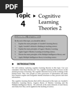 Topic 4 Cognitive Learning Theories 2