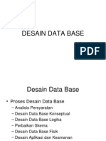 Desain Data Base - Cahya Tri Purnami