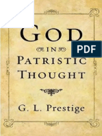 G.L. Prestige God in Patristic Thought (2nd Edition) 1952