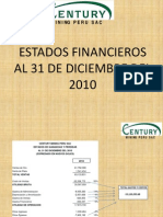 Estados Financieros Al 31 de Diciembre Del 2010