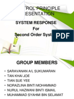 Control Principle Presentation: System Response For Second Order System
