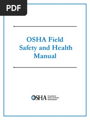 Osha Safety Manual Pdf Occupational Safety And Health Administration Occupational Safety And Health