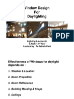 Window Design for Daylighting