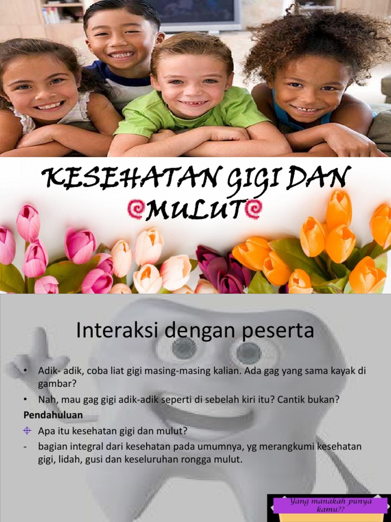 Flipchart Kesehatan Gigi Dan Mulut