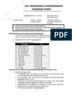 Cpj Poomsae Ground Rules 2014