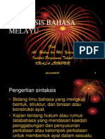 Tatabahasa Bahasa Melayu - Sintaksis 2008