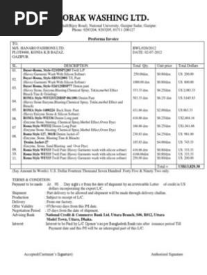 Proforma Invoice