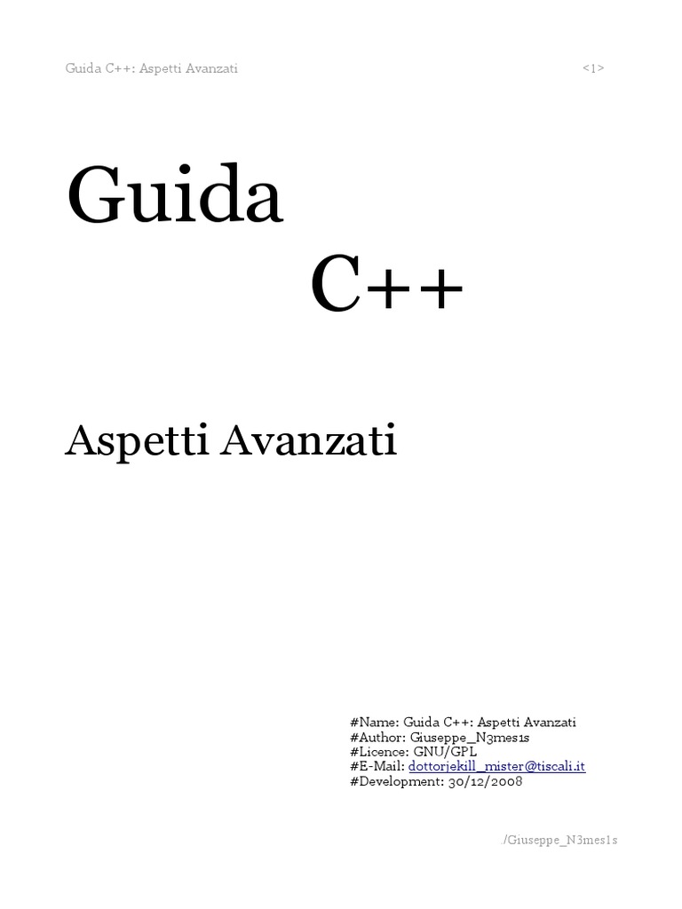 Guida CPP | PDF