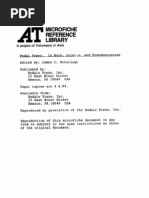 Pedal Power in Work Leisure and Transportation