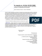 OUG 44 - 2009 Durata Contracte de Inchiriere