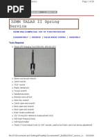 32MM TALAS II Disassembly