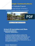 FIU School of Journalism and Mass Communications  New Grad Program Presentation