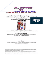 Download Special Autonomy for Indonesias West Papua Its Threat to Pluralism by Free West Papua SN19901684 doc pdf