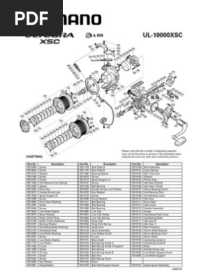 Shimano Ultegra 10000xsc Ul10000xsc | PDF