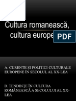 Cultura Romaneasca Sec. XX