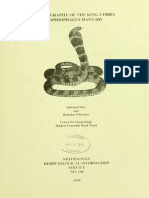Bibliography of The King Cobra Ophiophagus Hannah