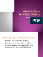 Purchasing A Practise (Part1)