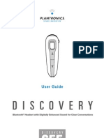 User Guide: Bluetooth Headset With Digitally Enhanced Sound For Clear Conversations