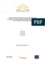 Fudge Et Al 2011 Barriers for Energy Changes Among End Consumers and Households