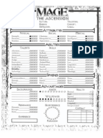 Mage Character Sheet