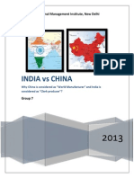 India vs China