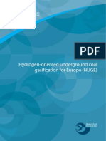 Hydrogen-Oriented Underground Coal Gasification For Europe (HUGE)