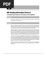 RIP: Routing Information Protocol: A Routing Protocol Based On The Distance-Vector Algorithm