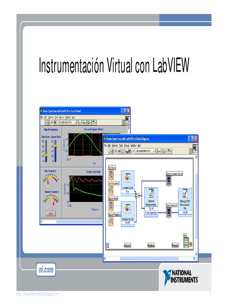 Instrumentación Virtual Con LabVIEW | PDF | Adquisición de datos ...