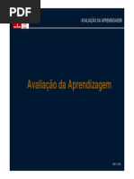 Avaliação da aprendizagem