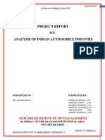 (93958143) 24333238 Indian Automobile Industry Analysis