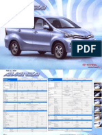 2012 Toyota Avanza Brochure