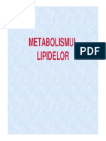 Metabolismul Lipidelor 8 Mai 