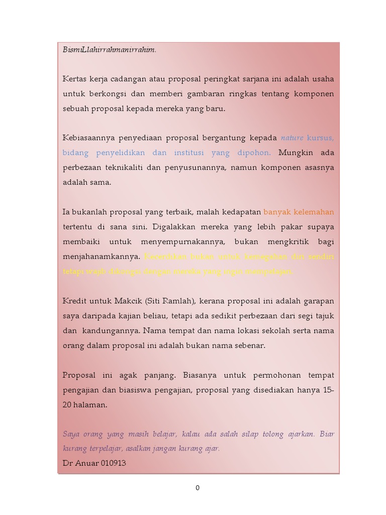 Proposal Master Pdf