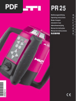 Download HILTI - PR 25 - Manuale dIstruzioni by Giuseppe Gori SN199088466 doc pdf