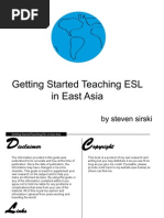 Getting Started Teaching ESL in East Asia