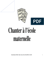 Chant Maternelle