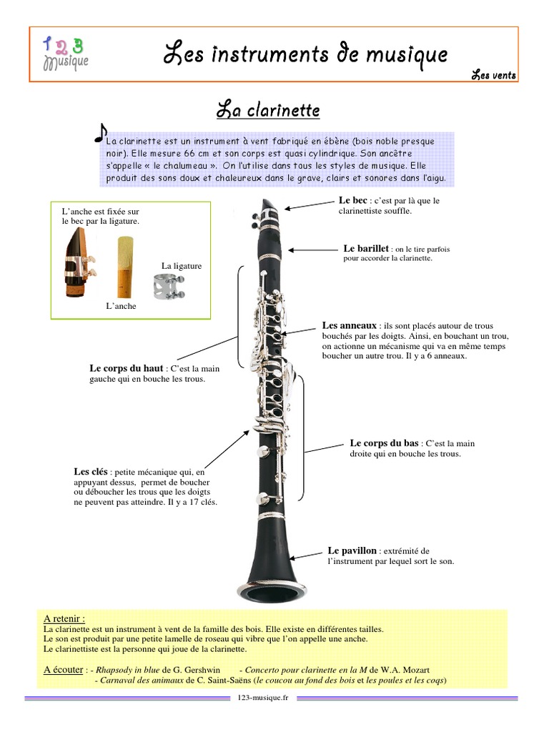 CLARINETTE - Encyclopædia Universalis