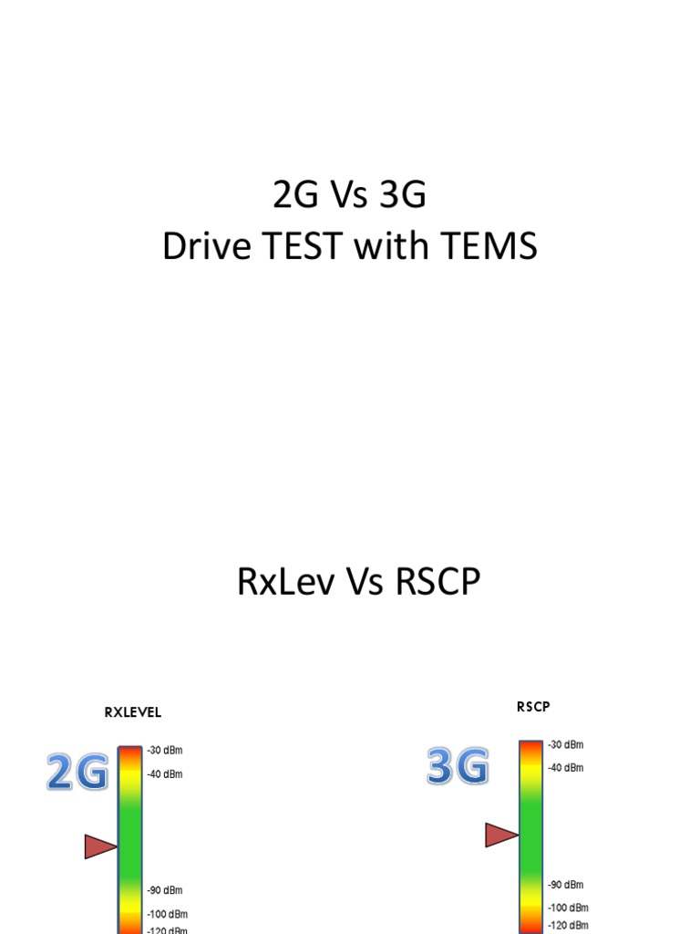 2G vs 3G Drive Test Analysis | PDF