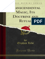 Transcendental Magic Its Doctrine and Ritual