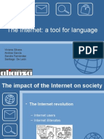 The Internet: A Tool For Language: Viviana Silvera Andrea García Sandra Fernández Santiago de León