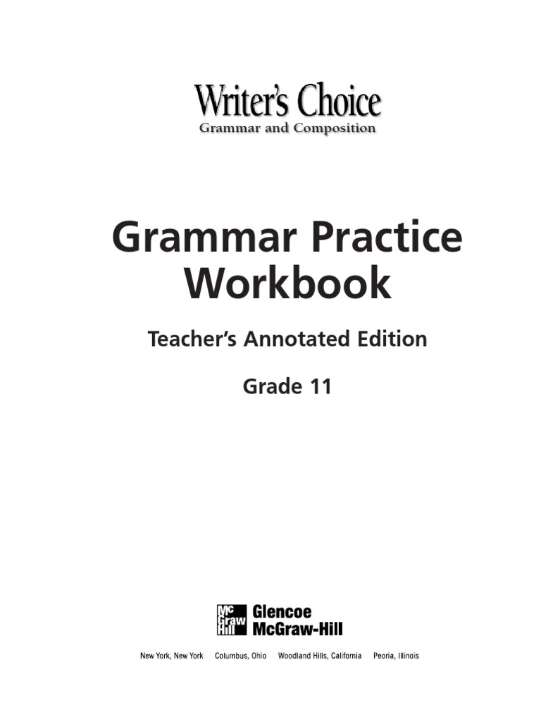 worksheet Glencoe Physical Science Worksheets all grade worksheets glencoe mcgraw hill physical science answers grammar practice workbook verb